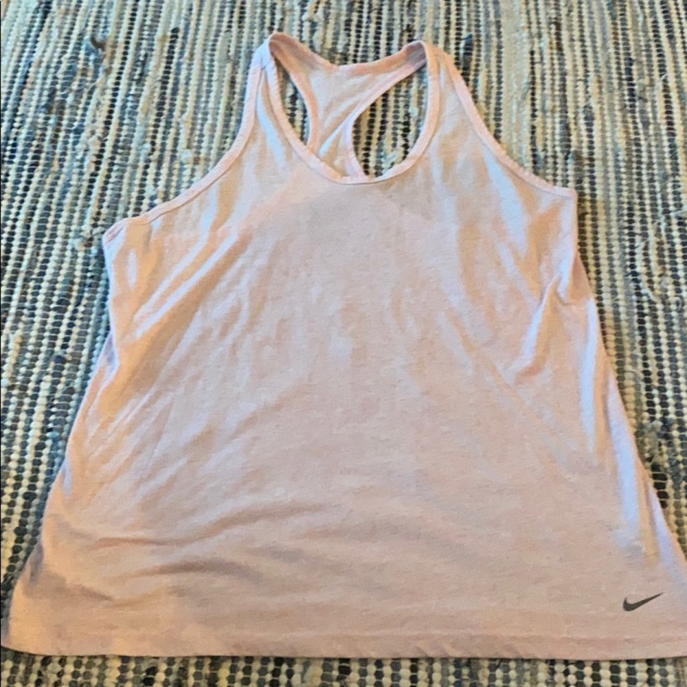 Nike Sz XL pink dri fit tank top. Like new.